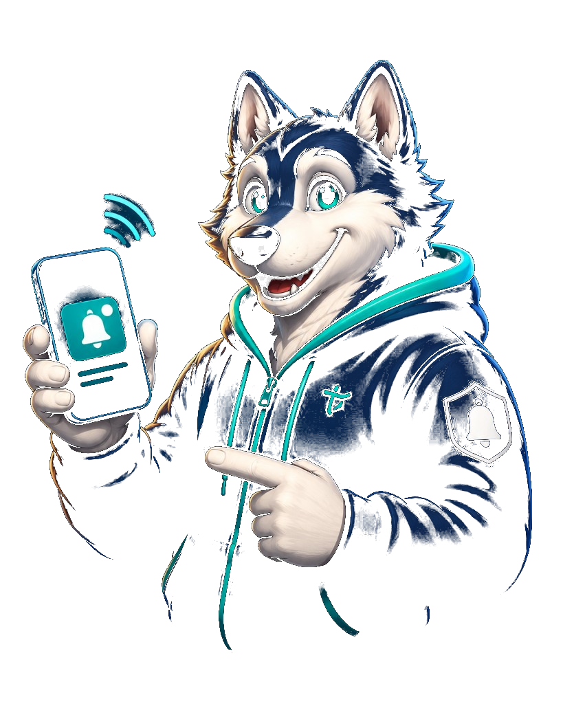 Mascotte Willy Push spiega come provare le push